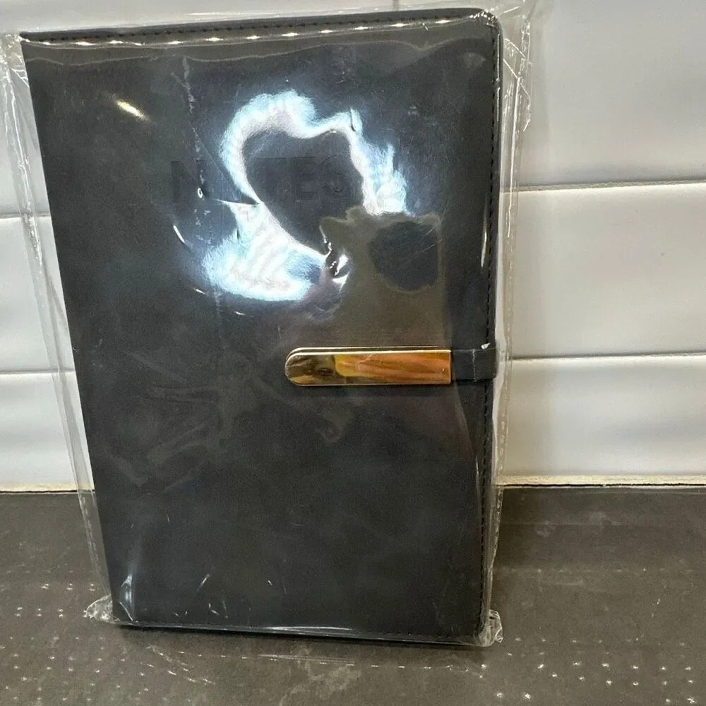 Faux Leather Padded Notebook-NWOT